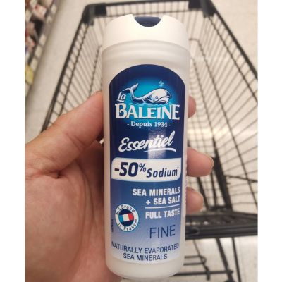 อาหารนำเข้า🌀 France Salt-50 for iodine CG La Baleine Sea Mineral Essential Salt 125G