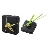 2 Pcs DIY Clock Metal Texture Creative Wall Clock Retro Wall Clock Movement Accessories,Black-Gold &amp; Black-Green