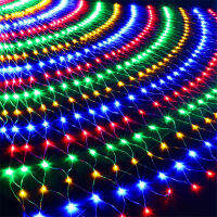 Net LED String Lights 8 Modes 220V EU Plug 2x2M 3X2M Festival Christmas Decoration New Year Wedding Party Garden Waterproof Lamp