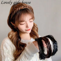 【♡Lovely girls house♡】แฟชั่นสไตล์เกาหลีใหม่ที่คาดผมสำหรับผู้หญิงวิกผมถักเปียลายกระดูกปลาแบบเกลียวที่คาดผมเครื่องประดับผม