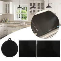 【YY】Home Kitchen Silicone Induction Cooker Table Pad Black Dinning Room Large Trivet Counter Heat Insulation Hot Pot Mat