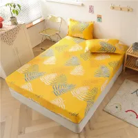 Cartoon Bed Sheet Polyester Mattress Bed Cover (No Pillowcase) Soft Comfortable Sheet Bedding Room Decor Bed Pad Home Protection