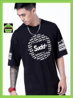 เสื้อคอกลม over size แบรนด์ Sudd รุ่น Omaru สีดำ