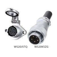 WEIPU WS20 TQ ZG Waterproof IP65 M20 2 3 4 5 7 9 12 Pin Solder Aviation Connector Female Plug Male Socket Medical Panel Display