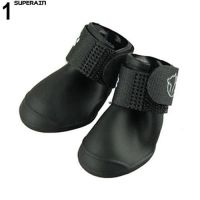 4PcsSet Waterproof Anti-Slip ive Rain Boots Shoes for Cat Dog Puppy