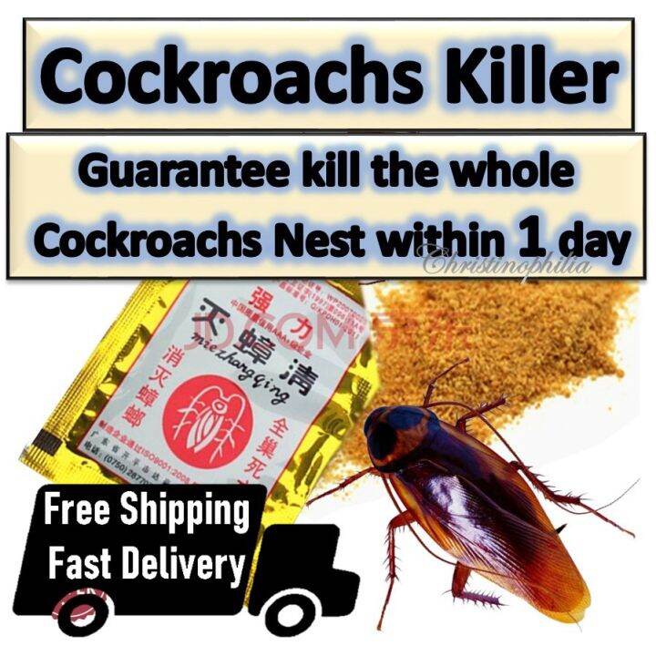 [SG Seller] 4 Packs! Cockroach powder bait Cockroach nest killer