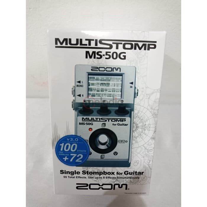 Zoom MS-50G MultiStomp, Multi-effects Guitar Pedal with Amp