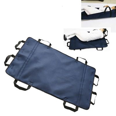 Patient Transfer Sheet Elderly Incontinence Patients Bedridden Positioning Lifting Bed Pad Mat with 6 Handles Medical Body Brace