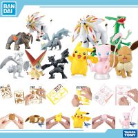 อะนิเมะของแท้ Pokemon Pikachu Eevee Mimikyu Lucario Charizard Riolu Lugia Mewtwo Kyurem Garchomp ตุ๊กตาขยับแขนขาได้หุ่นประกอบ