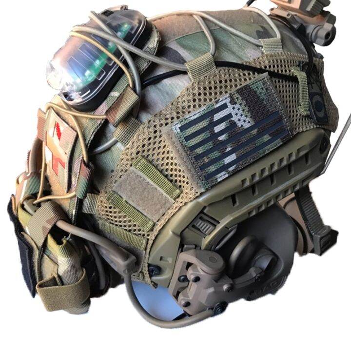Tactical Helmet Cover Airsoft Paintball Wargame Gear CS FAST Helmet
