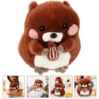 Arenlen【Hot Sale】 Doll Groundhog Doll Threntthing ยัดไส้ Doll Doll Doll BHINDORBORN TODDLERS TOY TOY