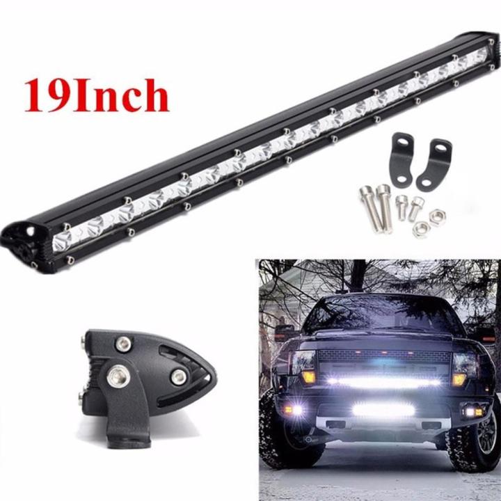 led-light-bar-ไฟรถยนต์-54-w-บาร์ยาว-19-นิ้ว-ทรงตรง-ไฟหน้ารถ-ไฟท้าย-สำหรับอะไหล่รถ-อุปกรณ์รถยนต์-รถสิบล้อ-รถบรรทุก-รถ-jeep-atv-เรือประมง-เรือยอชท์-รถบรรทุก-รถสิบล้อ-เเสงพุ่งสว่างมาก-งานพรีเมี่ยม-เเสงขา