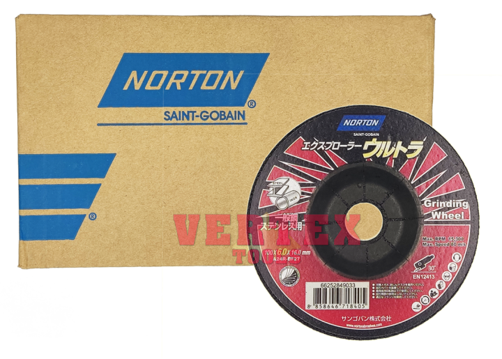 Norton Grinding Disc 4" for Metal (25 pcs) Lazada PH