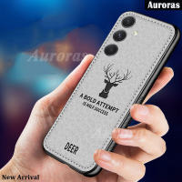 สำหรับ Samsung Galaxy A05S A05เคสผ้าแบรนด์หรูเคสเนื้อกวางเคสผ้าเนื้อนุ่มปลอกผ้าที่คลุม A05S A05เคส Galaxy กวาง