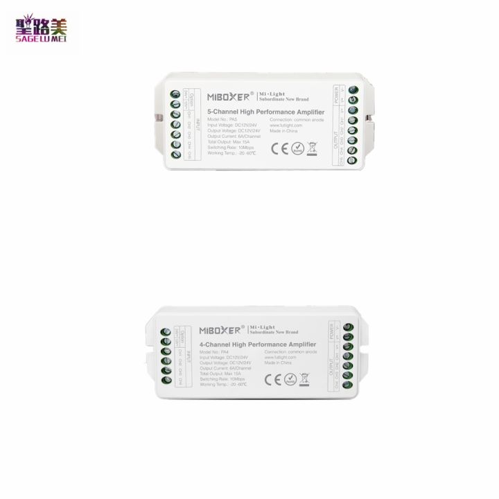 miboxer-milight-4-channel-5-channel-high-performance-amplifier-3ch-4ch-repeater-pwm-for-smd5050-rgb-rgbw-led-strip-light-tape