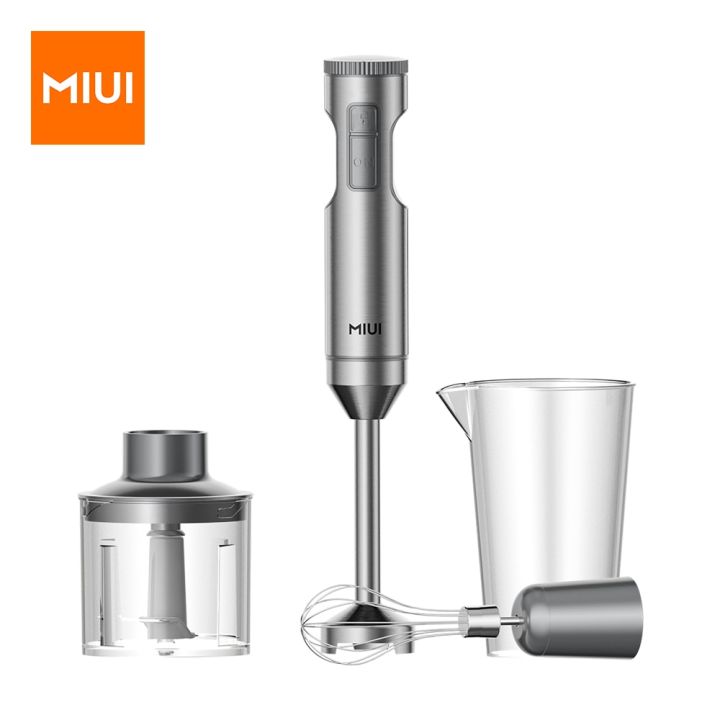 miui-เครื่องปั่นทามือ1000w-4-in-1ที่มีประสิทธิภาพแท่งเหล็กสเตนเลสเครื่องผสมอาหารบีกเกอร์ผสม700มล-ตัวประมวลผล500มล-ปัด