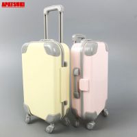 Doll Furniture Plastic Travel Suitcase Trunk Case Luggage For Barbie Doll 1/6 BJD Doll Accessories DIY Dollhouse Girls Kids Toys