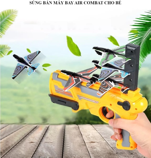 Hcmđồ chơi bắn máy bay dành cho trẻ em đồ chơi phóng máy bay lượn mô hình - ảnh sản phẩm 2