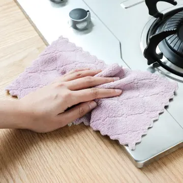 Kitchen Microfiber Cleaning Cloth Dish Cloths Dish Towels Super