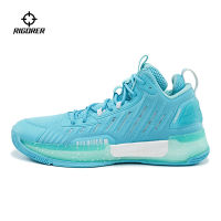 RIGORER Sniper 1 Mens Actual Combat Basketball Shoes Spike Mesh Breathable Dynamic Foam Rebound Cushioning Training Sneakers Z122160156 - Crystal Blue