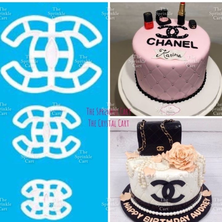 Luxury Brand Cookie Cutter Fondant Chanel LV Louis Vuitton Molder