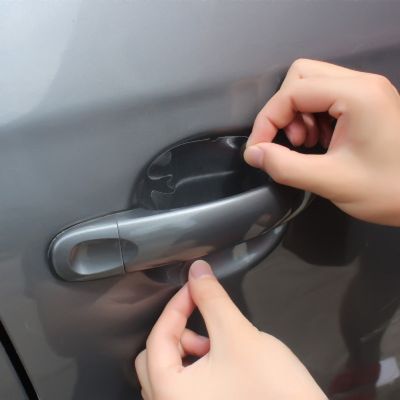 【cw】 8pcs Invisible Car Door Handle Scratches Automobile Shakes Vinyl Protector car Shipping