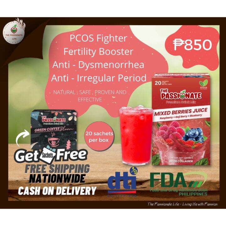 The Passionate Mixed Berries Pregnancy and Fertility Booster Lazada PH