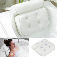 3D Mesh Bathtub Pillow Spa Pillow Headrest With 6 Suction Cup Bathtub Pillow J2Y