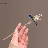 Chinese Chopsticks Hair Sticks Forks Brids Flower Designs Pearl Hairpins Side Clips for Women Girls Hair Bun Maker Jewelry Haberdashery