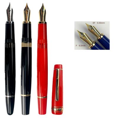Yong sheng 629 Fountain Pen Iridium Large Nib EFF nibs Resin ink pens for Stationery Office school Writing Piston Filling gifts