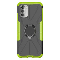 Phone Case For Moto G51 5G กันกระแทกเคสกันกระแทกแหวนโลหะ Stand Hard Back Armor Cover