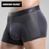 ANDERSON TALISCA Solid Mesh Underwear Men er Modal Para Hombre Man Mens ers Cuecas Masculina ershorts Homme L-3XL