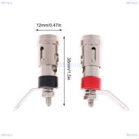 Mmico 2ชิ้นใหม่ชุบนิกเกิล2mm 4mm L กล้วยปลั๊กเสียงช่องเสียบแจ็คเชื่อมต่อขั้วสปริงโหลดโพสต์ผูกพัน