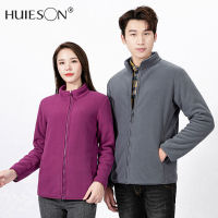 【Huieson】แจ็กเก็ตขนแกะแจ็คเก็ตขนแกะสำหรับผู้หญิงเสื้อแจ็คเก็ตกันหนาวขนแกะพร้อมกองฤดูใบไม้ร่วงและฤดูหนาวให้ความอบอุ่นเสื้อคาร์ดิแกนขอ