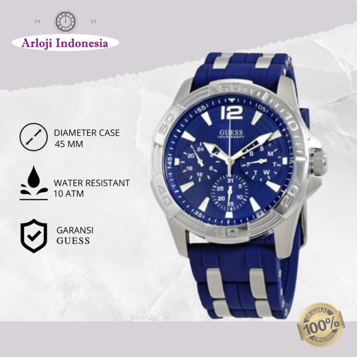 Best Seller Jam Tangan Analog Pria Guess Oasis Chronograph Sporty