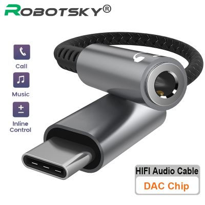 Chaunceybi Type C To 3.5mm Chip Jack Headphone AUX  USB Audio Aux Cable Earphone Converter iPad