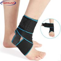 Ankle Brace Compression Sleeve with Adjustable Strap,Ankle Support for Sprained Ankle,Achilles Tendon,Plantar Fasciitis,Sports