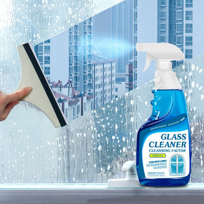 น้ำยาทำความสะอาดกระจกทำความสะอาดคราบน้ำมันกระจกหน้ารถขนาด500มล. หลอดไฟไม่มีมลพิษเป็นมิตรกับสิ่งแวดล้อมสำหรับการกำจัดรอยน้ำมูลนก
