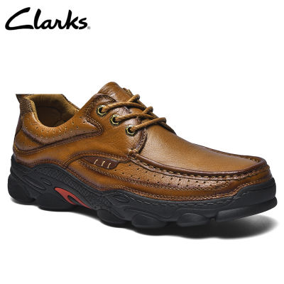 Clarks_Mens Cotrell Edge Textile Collection รองเท้าหนังที่สะดวกสบาย