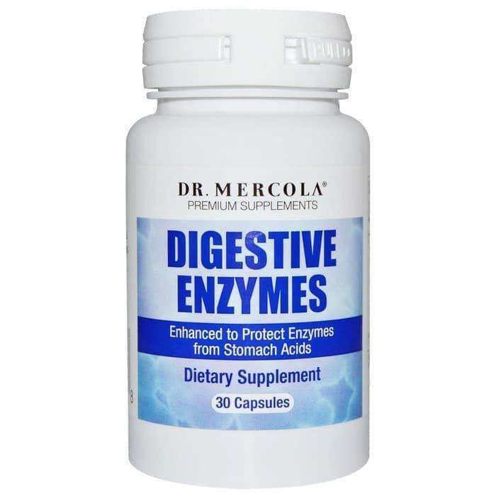 Dr. Mercola Digestive Enzymes 30 Capsules Enzim Pencernaan Suplemen
