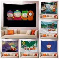 South Cartoon Parke Colorful Tapestry Wall Hanging Wall Hanging Decoration Household Japanese Tapestry