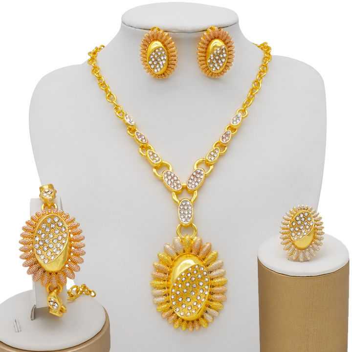 double-circle-gold-jewelry-sets-african-bridal-wedding-gifts-for-women-necklace-bracelet-earrings-ring-set-collares-jewellery