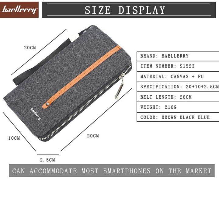 layor-wallet-baellerry-กระเป๋ากระเป๋าสตางค์ยาวสำหรับผู้ชายมีผ้าใบมีซิปสำหรับผู้ชาย-กระเป๋าสตางค์ย้อนยุคเคลื่อนที่ย้อนยุคกระเป๋าโทรศัพท์กระเป๋าถือ-dompet-koin-carteras