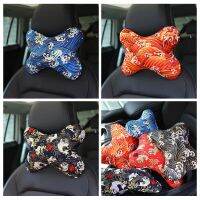 2 pcs/set Car Headrest Neck Support Seat JDM Car interior decoration Japanese Ukiyo-e Pillow Neck Rest Cushion