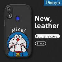 เคส Dienya สำหรับ Xiaomi Redmi Note 7S Note 7S Note 7 Pro Note 8T Note 8T Note 8 Pro เคสดีไซน์ใหม่ลายโดราเอมอนน่ารักเคสใส่โทรศัพท์หนังเคสมือถือกันกระแทกซิลิโคนนิ่มป้องกันการตกพร้อมเคสป้องกันกล้องสำหรับเลนส์คลุมทั้งหมด