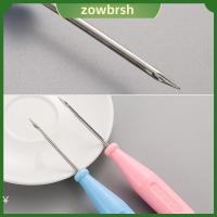 ZOWBRSH หัตถกรรม อุปกรณ์เย็บผ้า หนังแคนวาส แฮนด์เมด หัตถกรรมเครื่องหนัง เข็ม จักรเย็บผ้า เครื่องมือซ่อมรองเท้า