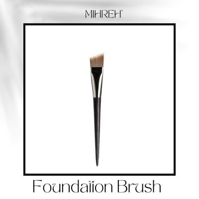 [2068] (พร้อมส่ง) แปรงลงรองพื้นหัวแบนแบบเฉียง Foundation Brush ได้ลุคงานผิว หัวแบนที่แนบสนิทไปกับผิว จับถนัดมือ