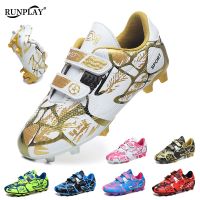 Kids Soccer Shoes FG/TF School Football Boots Boys Girls Cleats Grass Sneakers Child Outdoor Athletic Training Sports Footwear