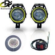 U7 U5 LED mắt thiên thần xe máy Đèn pha DRL Đèn sân khấu phụ trợ sáng đèn