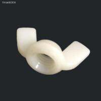 ♦₪ 10pcs M4 M5 M6 M8 M10 M12 butterfly nylon nuts thumb croissant nut plastic white color female screw